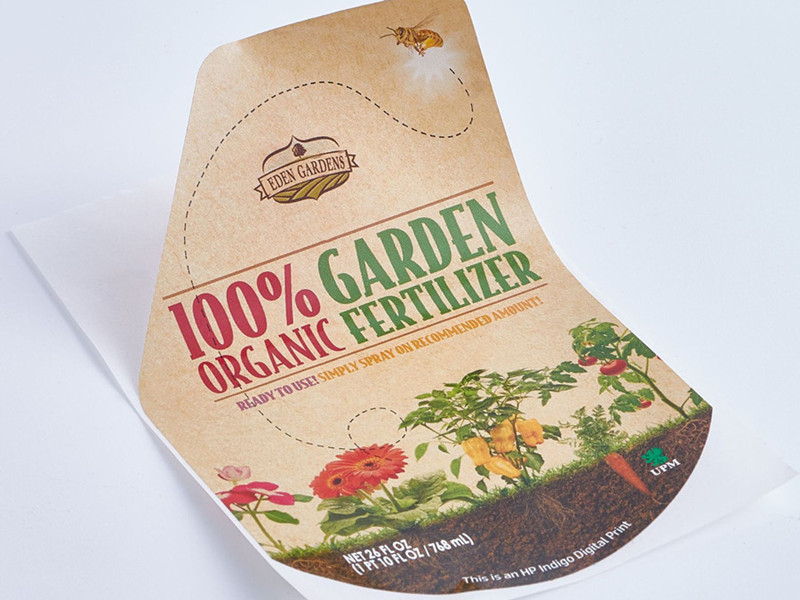 牛皮纸不干胶标签